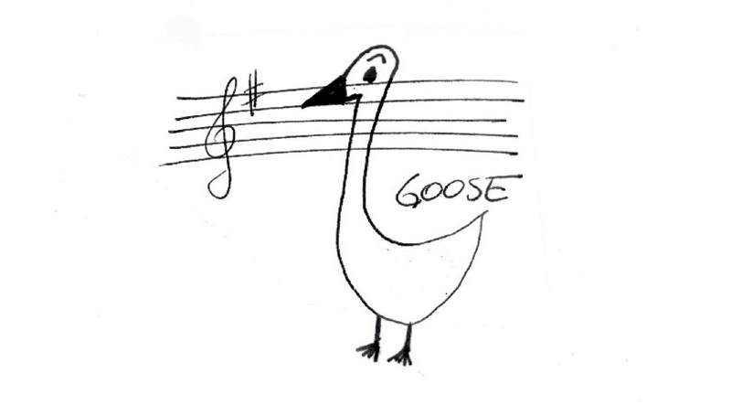 Goose (Eye on the Note - Postcard Series No. 1)