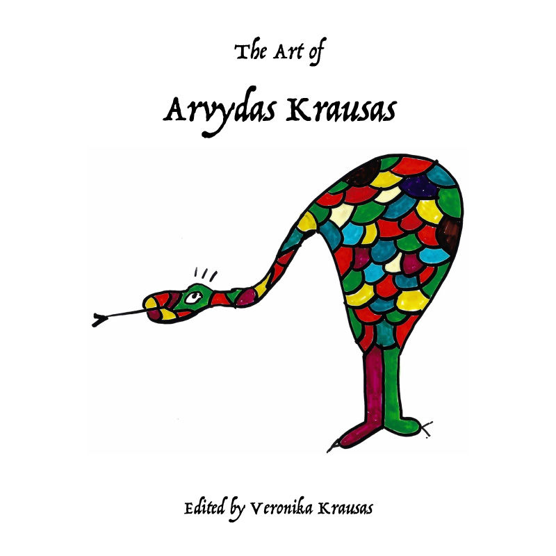 Cover image of "The Art of Arvydas Krausas"